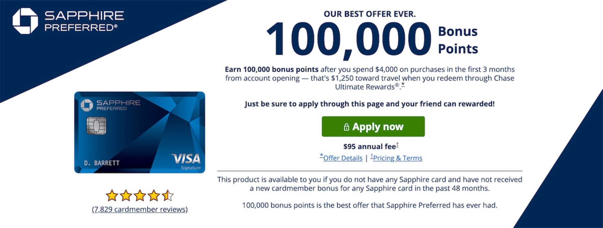 Chase Sapphire preferred. Preferred. Ultimate rewards.